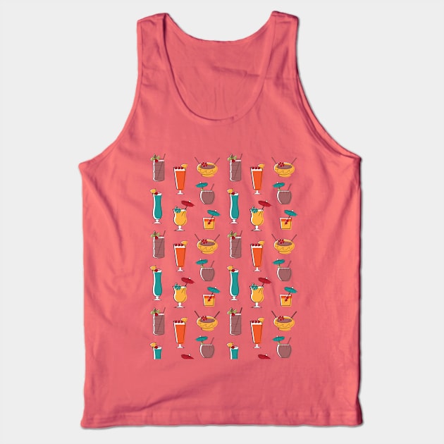 Cocktail Time Tank Top by Lunamis